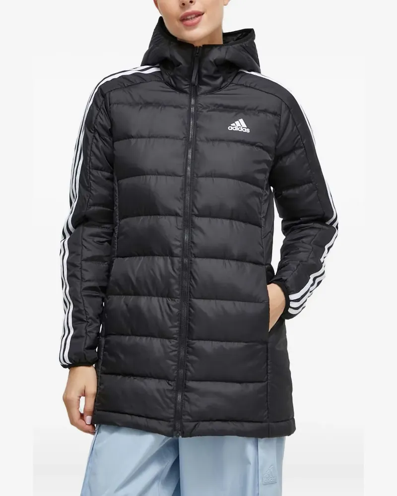 adidas three-stripe padded jacket - Schwarz Schwarz