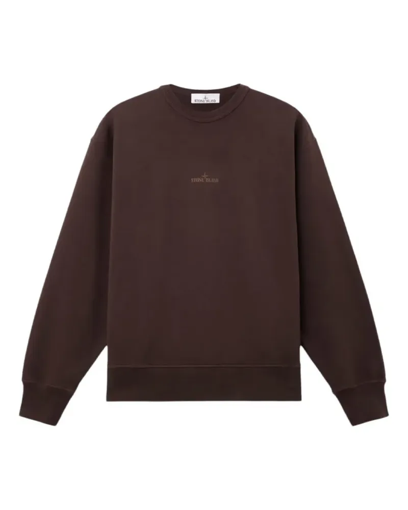 Stone Island 6100037 organic cotton fleece sweatshirt - Rot Rot