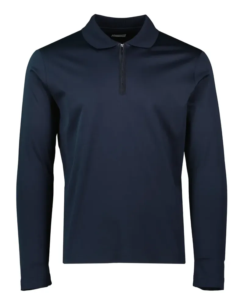 Pal Zileri Poloshirt mit Reißverschluss - Blau Blau