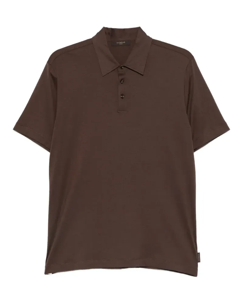 Zanone short-sleeve polo shirt - Braun Braun