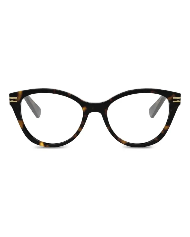 Bulgari cat-eye glasses - Braun Braun
