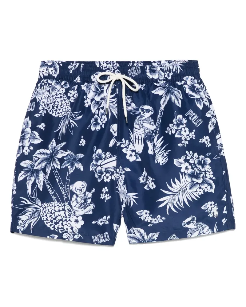 Ralph Lauren Traveller Badeshorts - Blau Blau