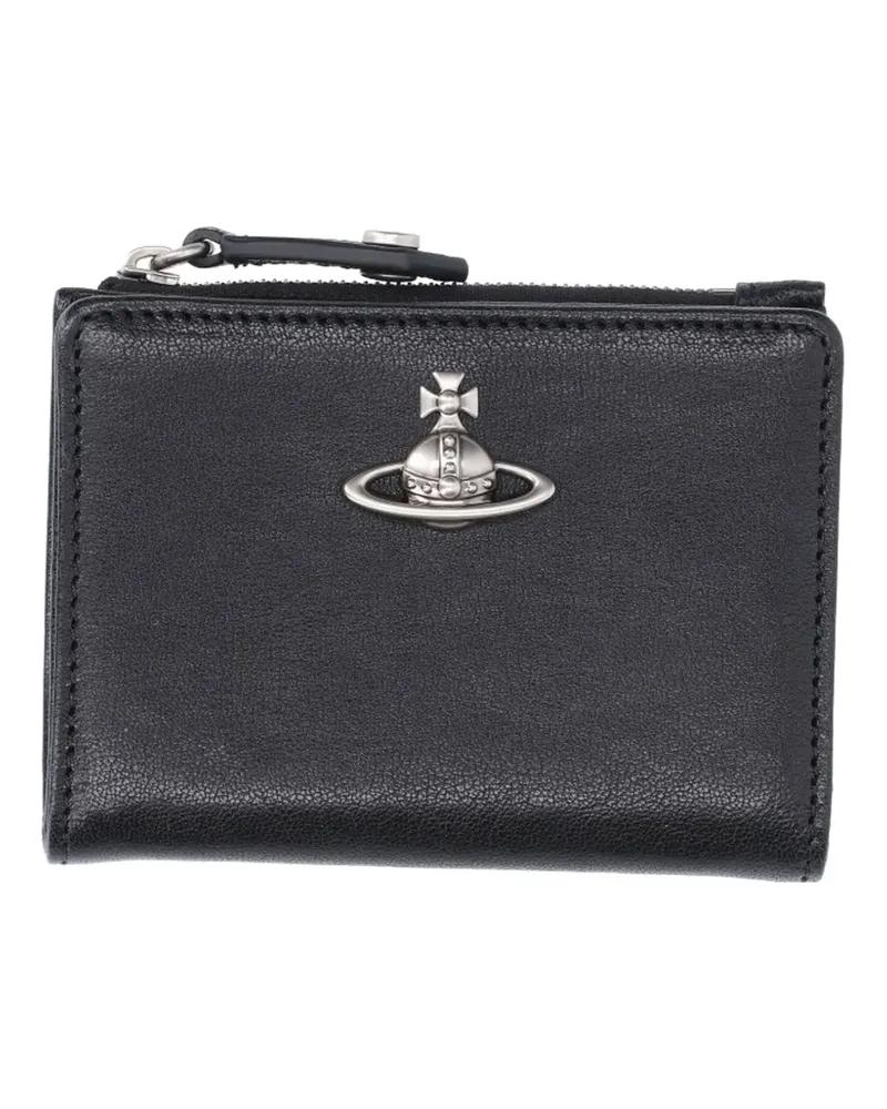 Vivienne Westwood zip-up wallet - Schwarz Schwarz