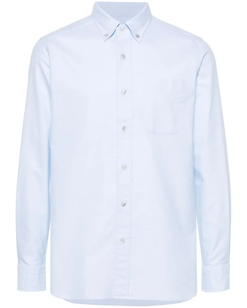 Tom Ford Hemd mit Button-down-Kragen - Blau Blau