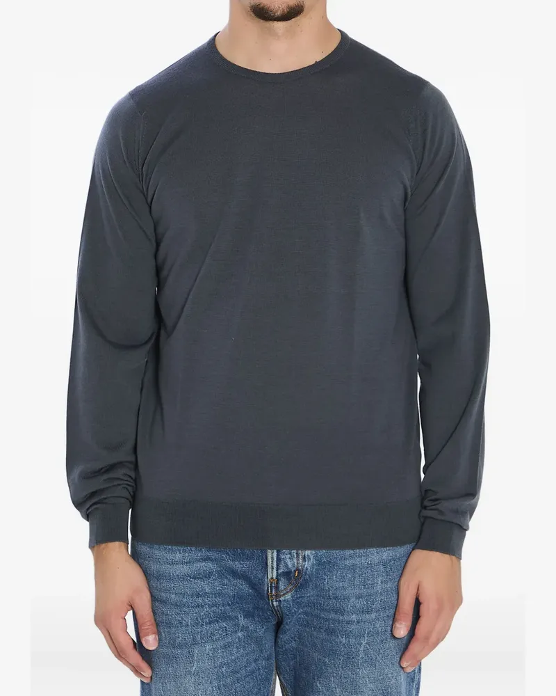 John Smedley crew-neck sweatshirt - Grau Grau