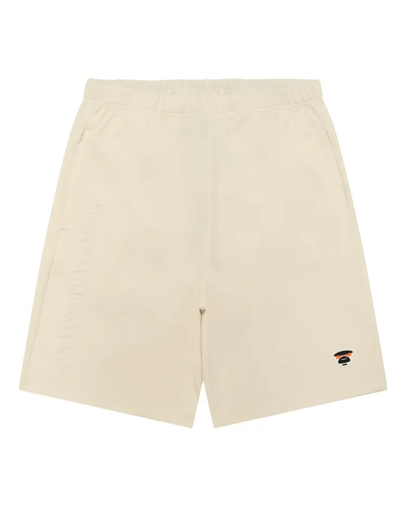 BAPE printed-pocket shorts - Nude Nude