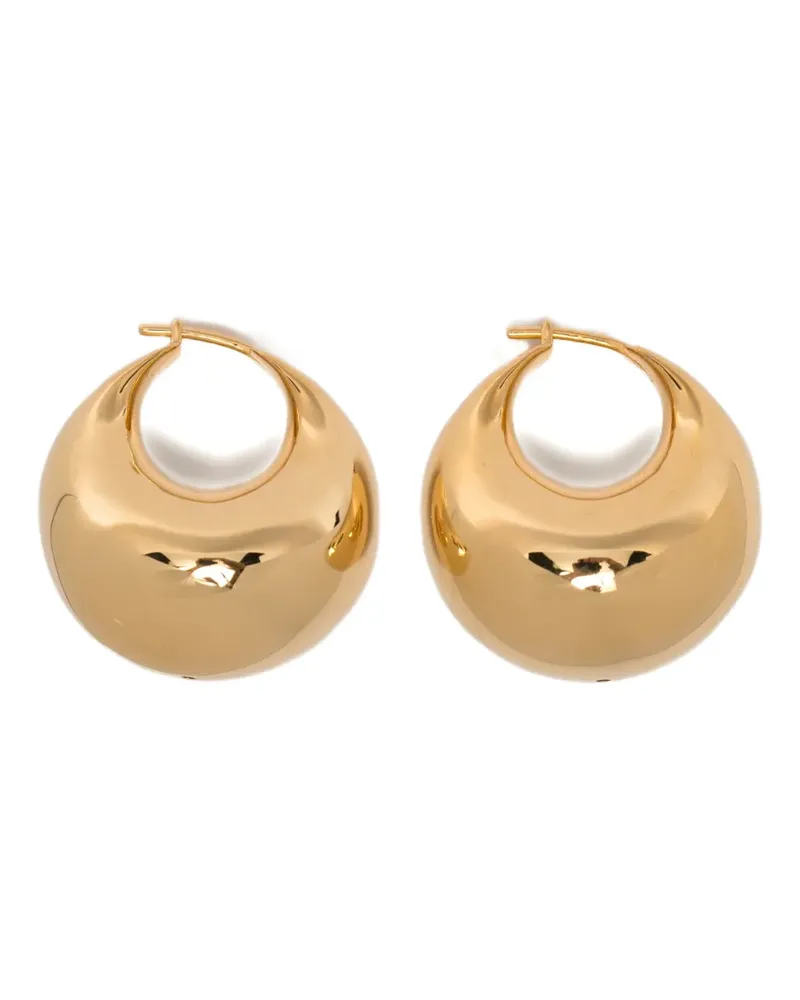 Missoma sculptural chubby hoop earrings - Gold Gold