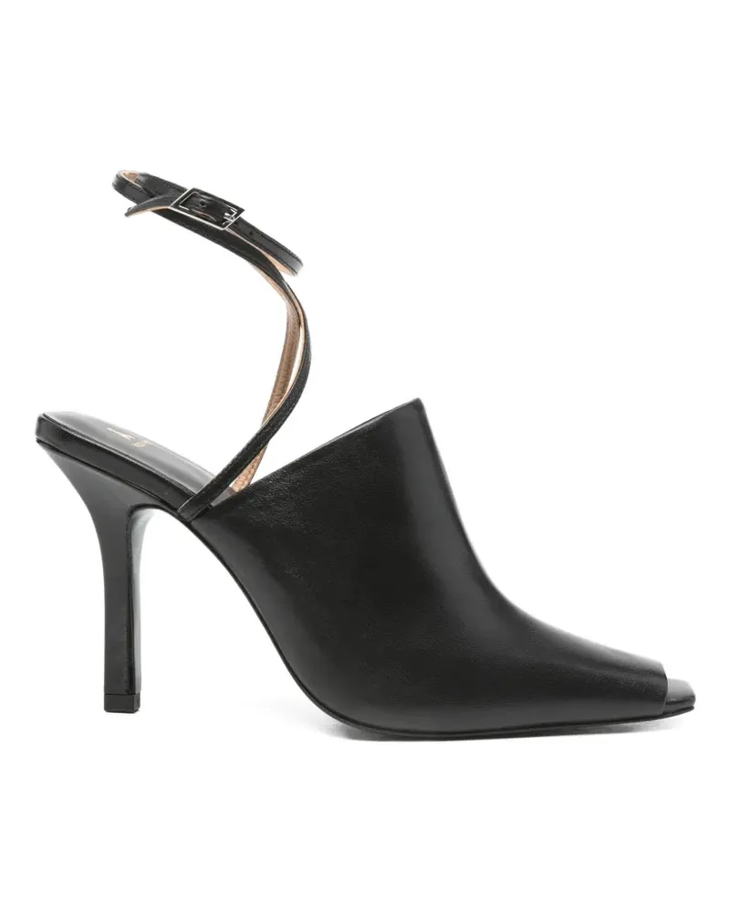 Patrizia Pepe square-toe sandals - Schwarz Schwarz