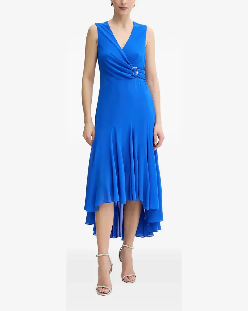 Morgan Midikleid mit V-Ausschnitt - Blau Blau