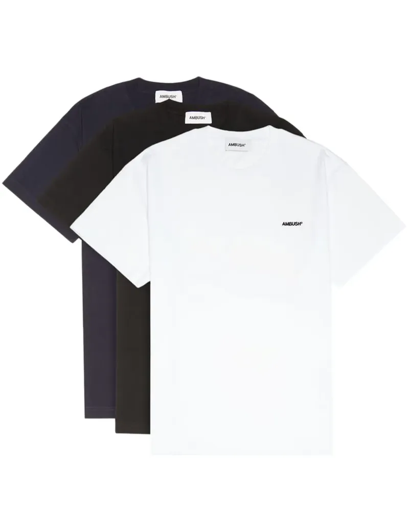 AMBUSH 3er-Set T-Shirts aus Baumwolle - Weiß Weiß