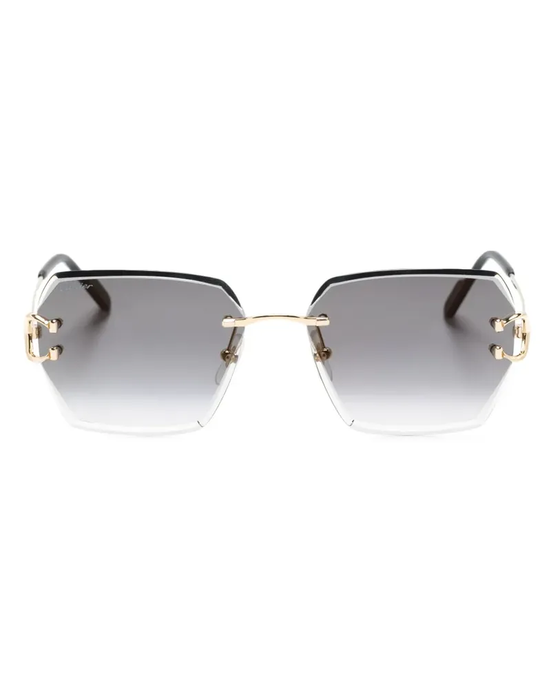 Cartier Signature C de Cartier Sonnenbrille - Gold Gold