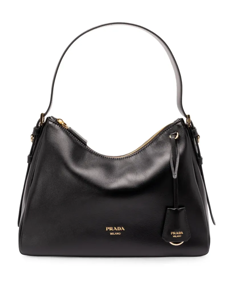 Prada leather shoulder bag - Schwarz Schwarz