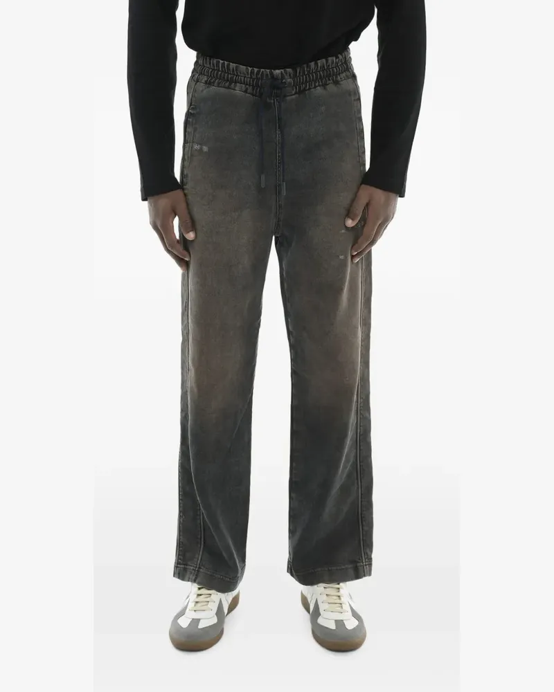 Diesel stretch denim jogg jeans D-Martians with 23cm elastic waistband - Grau Grau