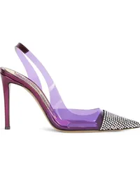 Alexandre Vauthier Amber Ghost Pumps 105mm Violett