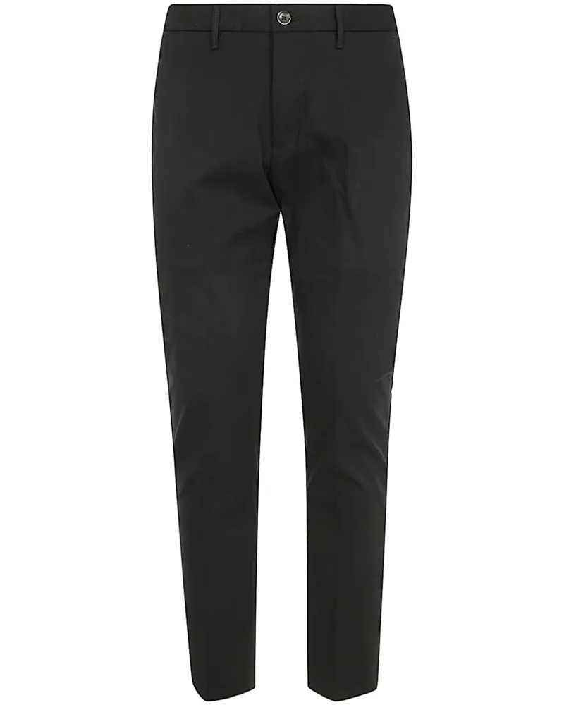 nine:inthe:morning Schmale Chino - Schwarz Schwarz