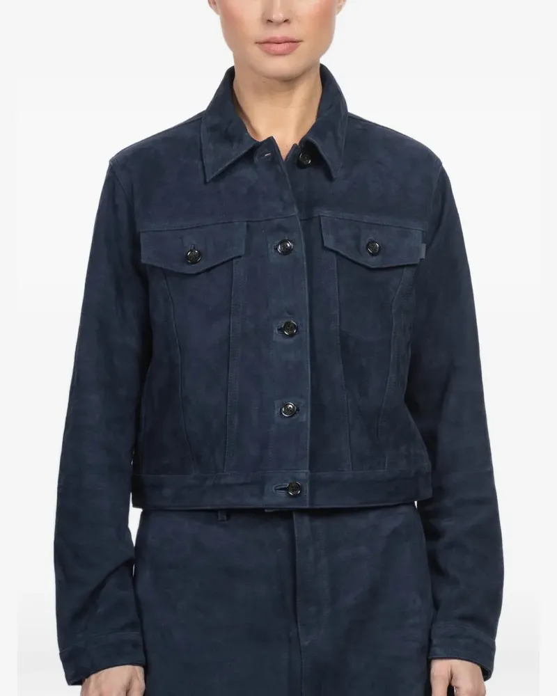 DL1961  buttoned pocket jacket - Blau Blau