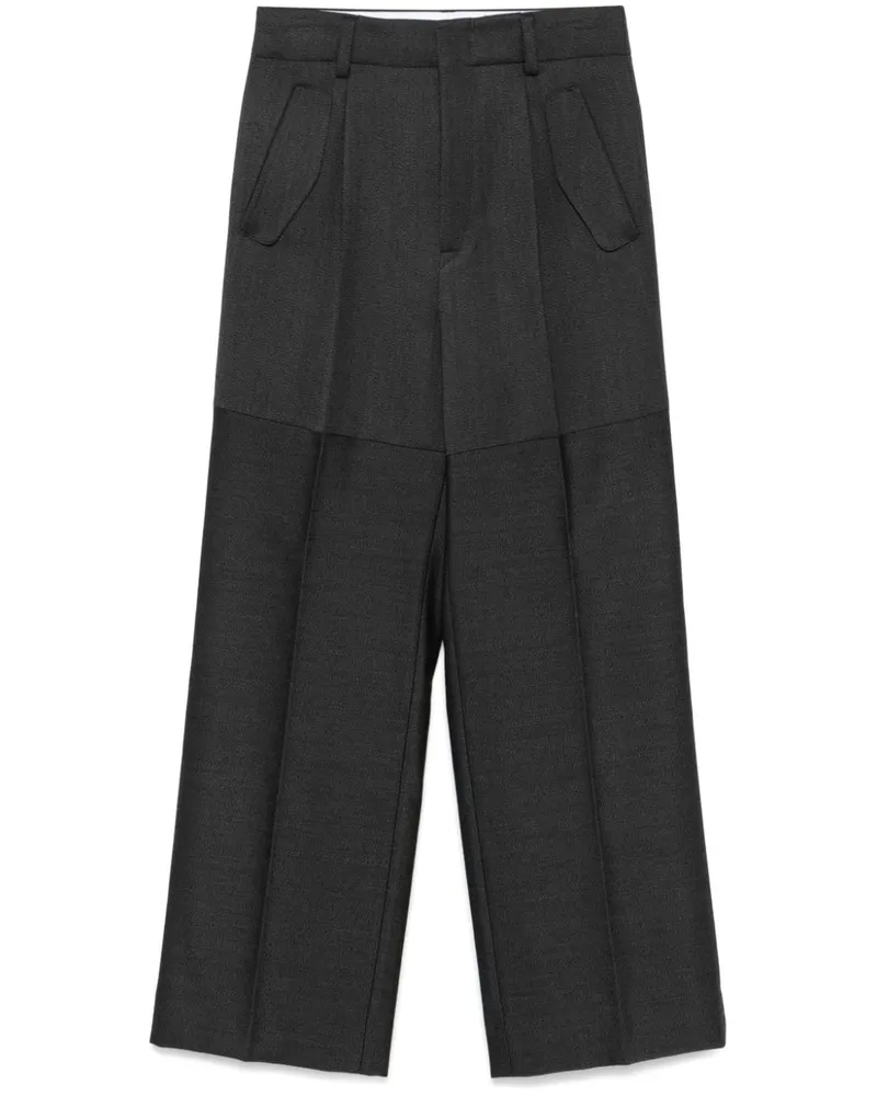 Victoria Beckham Hose mit Einsätzen - Grau Grau