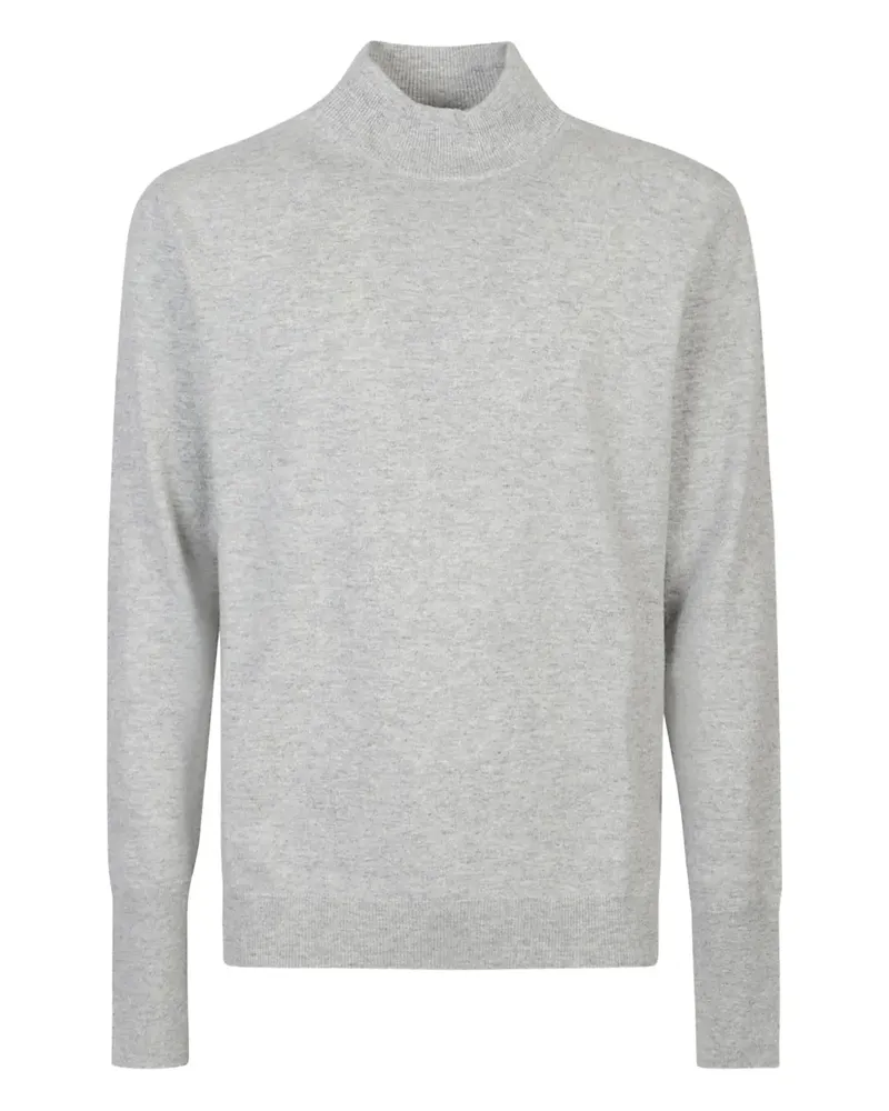 Ballantyne Kaschmirpullover mit Stehkragen - Grau Grau