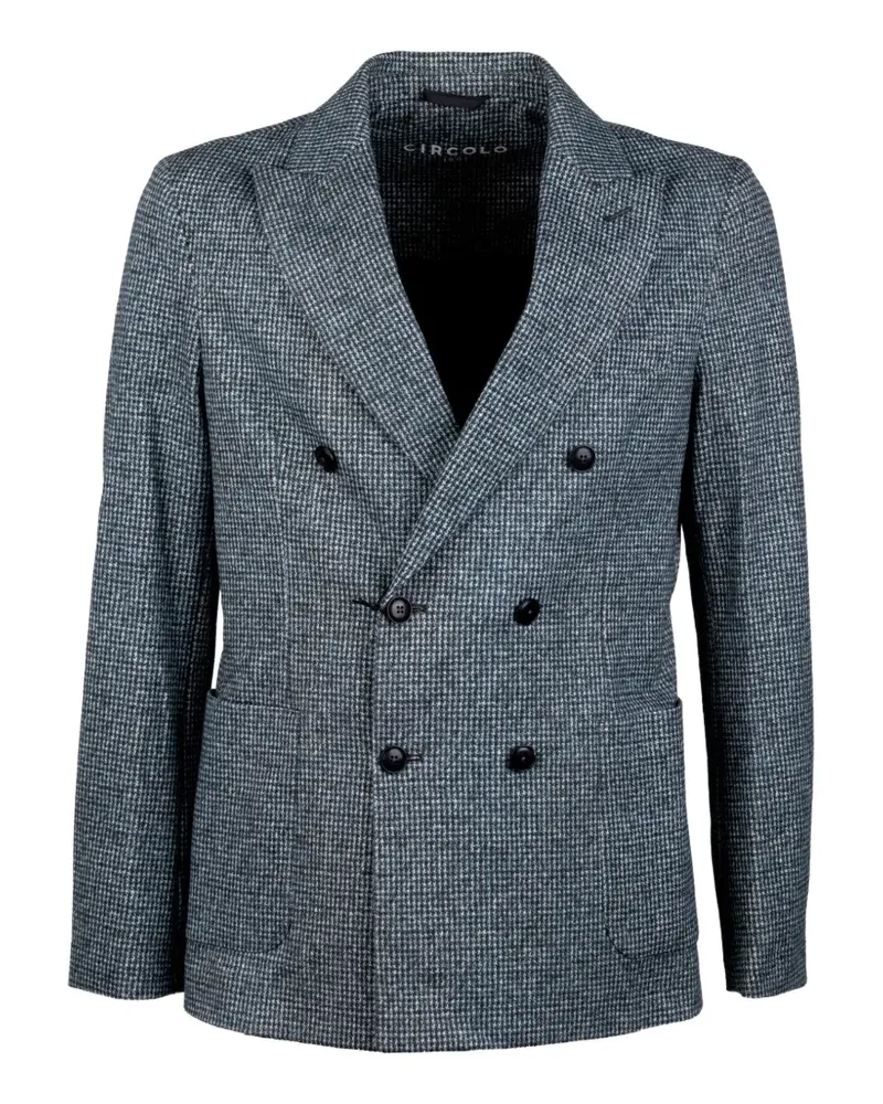 CIRCOLO 1901 double-breasted houndstooth blazer - Grau Grau