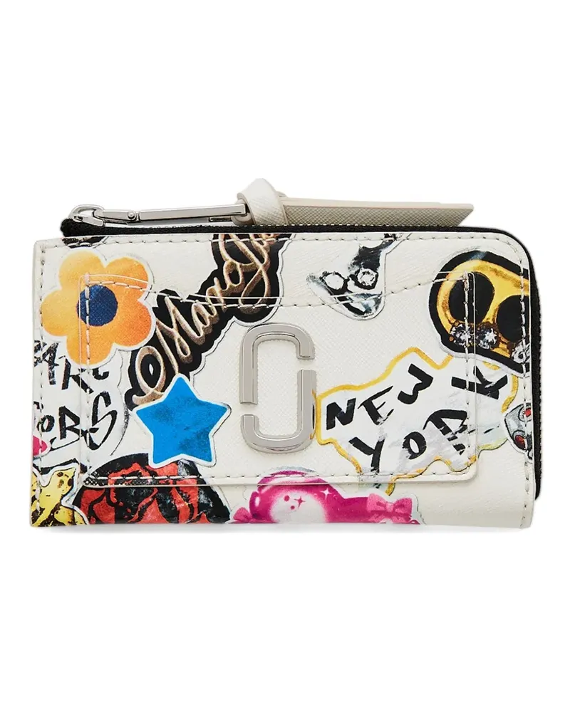 Marc Jacobs The Sticker Utility Snapshot Portemonnaie - Weiß Weiß