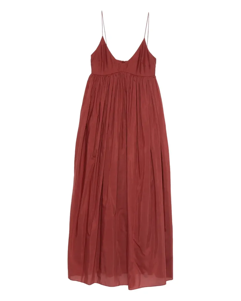 Matteau Voluminous Bralette midi dress - Braun Braun