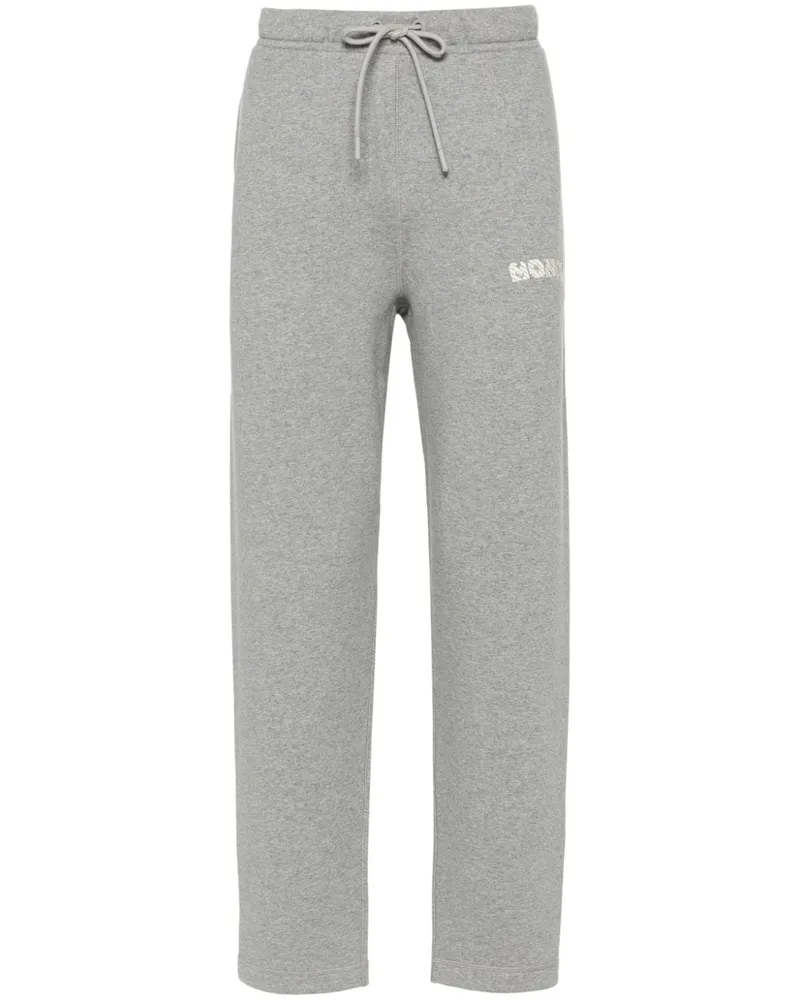 Moncler Jogginghose mit Logo-Stickerei - Grau Grau