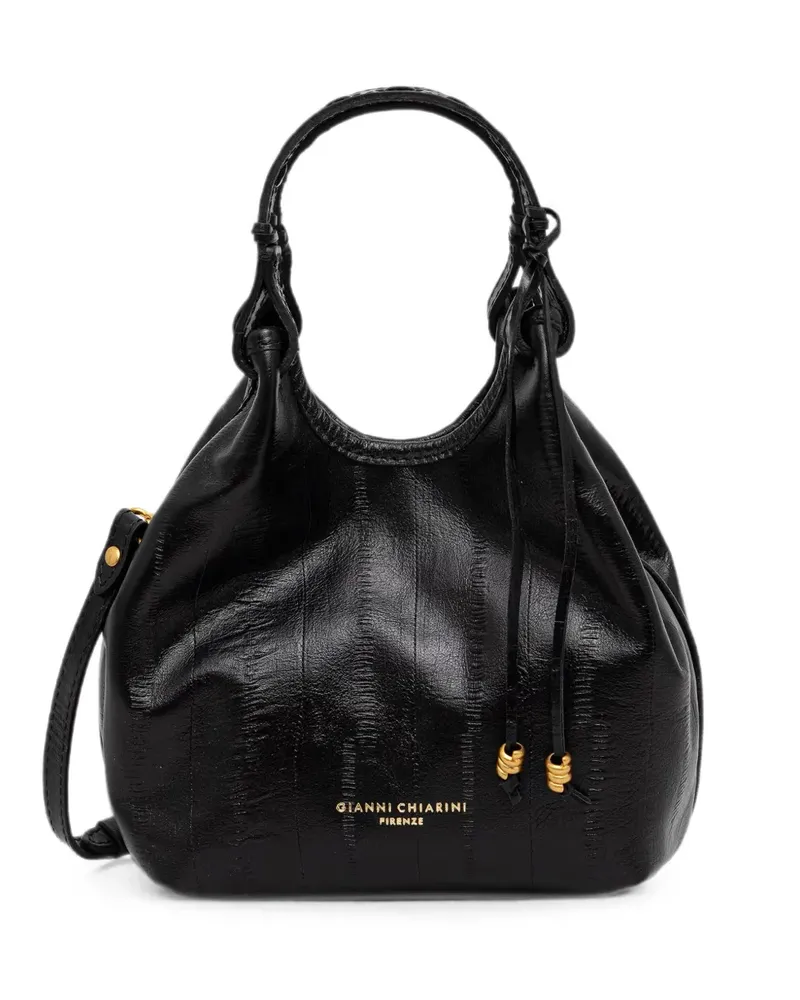 Gianni Chiarini small Dua panelled leather tote bag - Schwarz Schwarz