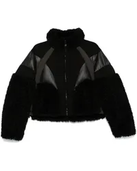 Urbancode Jacke aus Faux Shearling Schwarz