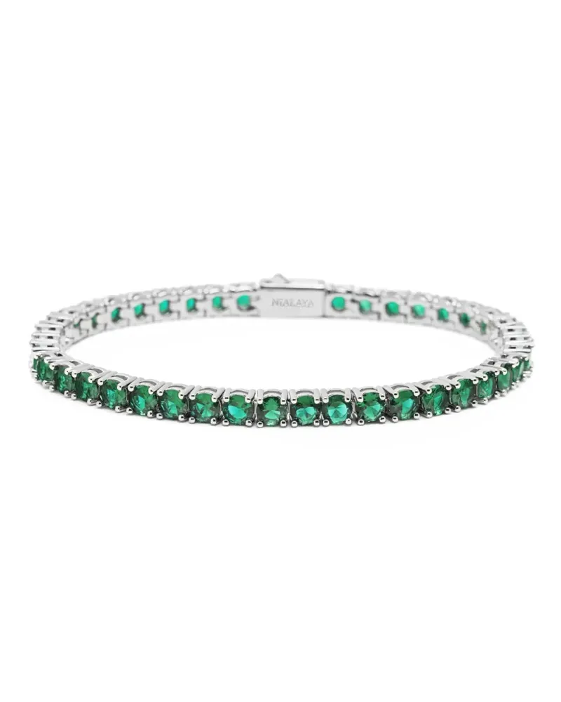 Nialaya Tennisarmband - Grün Grün