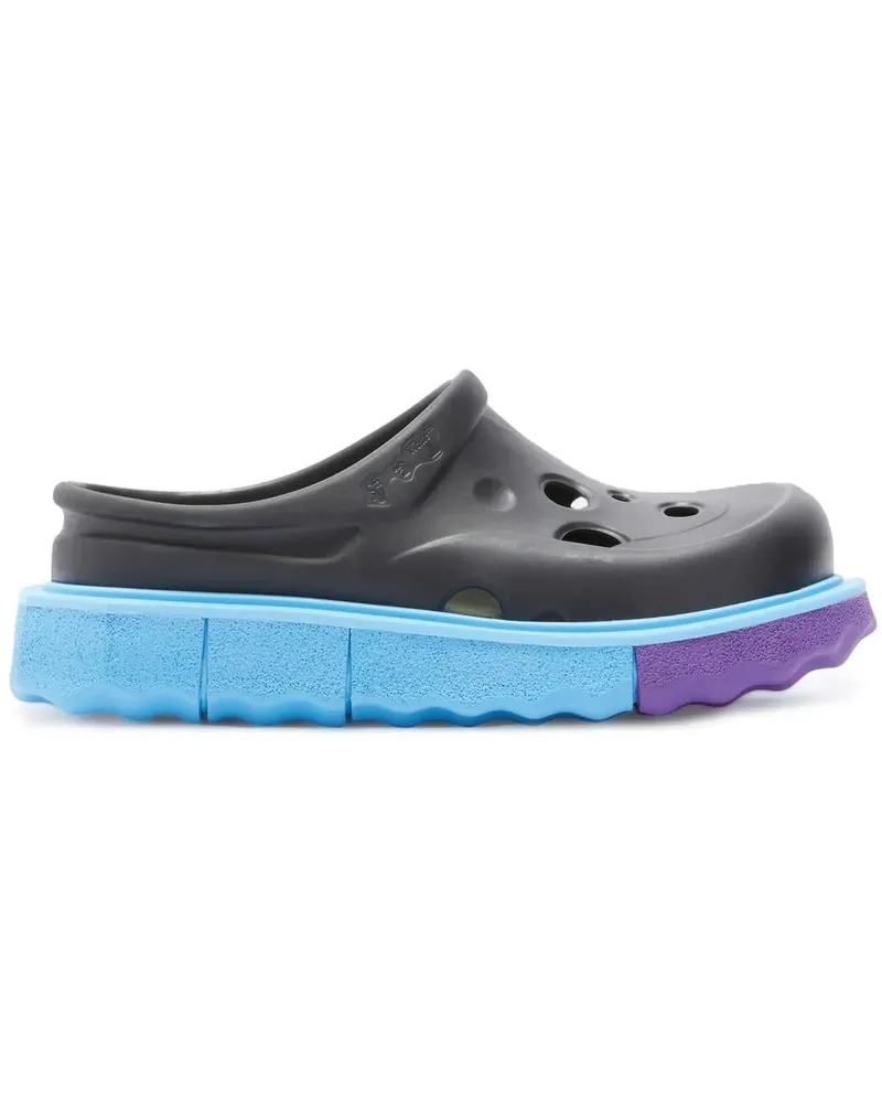 OFF-WHITE Spongesole Meteor Pantoletten - Schwarz Schwarz