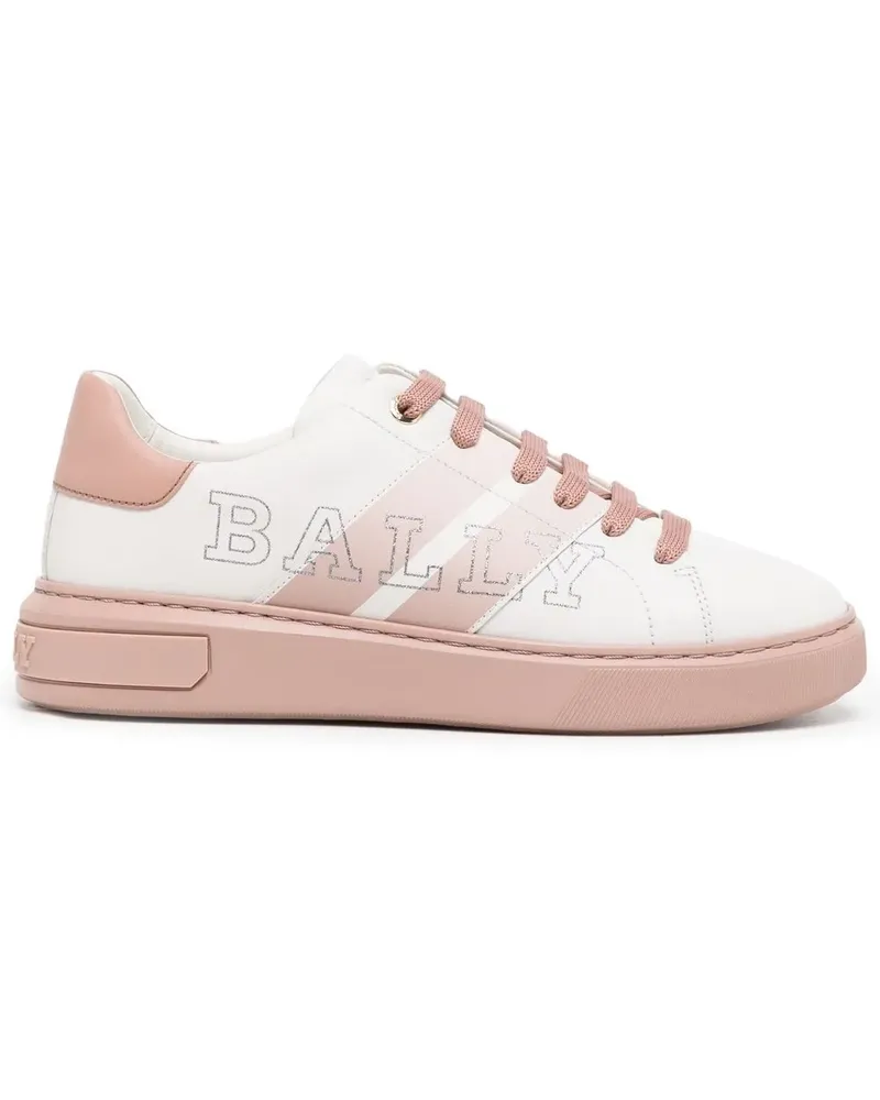 Bally Sneakers mit Glitter - Weiß Weiß