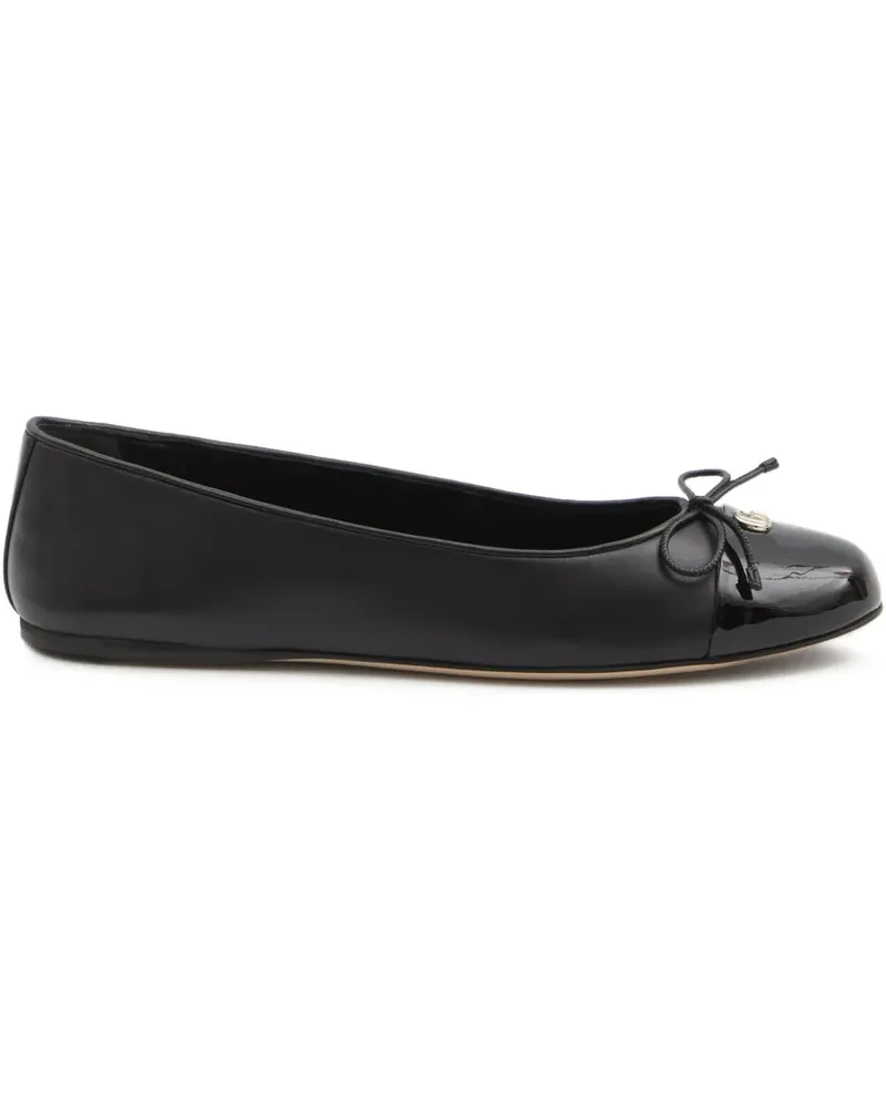 Gucci GG Ballerinas aus Leder - Schwarz Schwarz