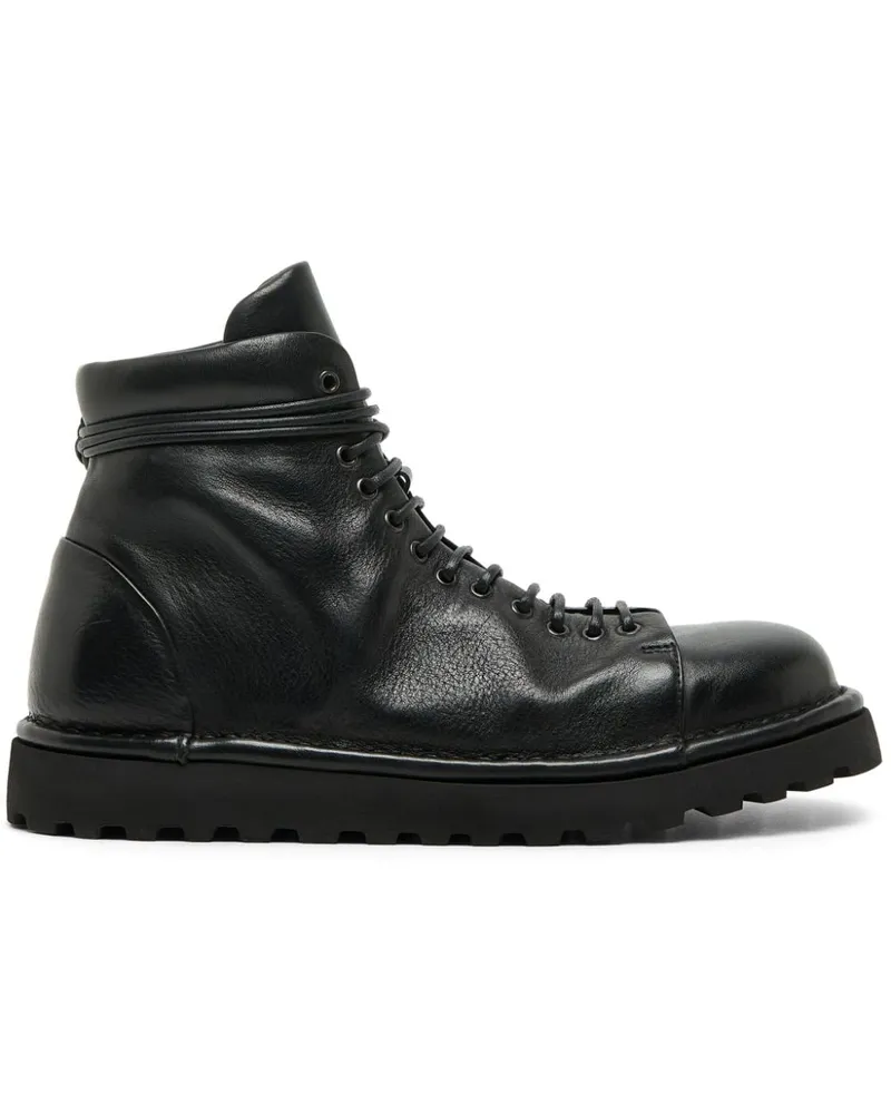 Marsèll Pallottola Pomice Lederstiefel - Schwarz Schwarz