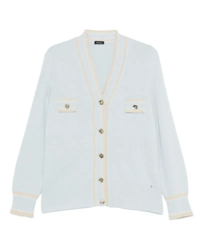 NEERA argyle knitwear - Blau Blau