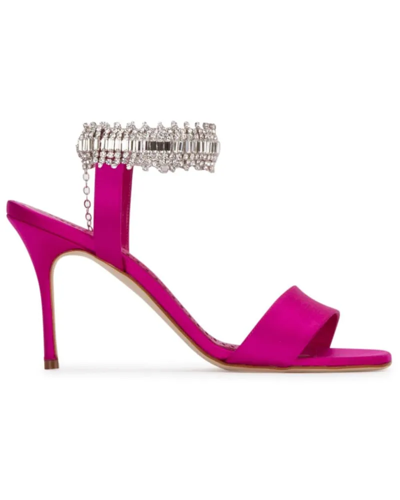 Manolo Blahnik Parinasan Sandalen 105mm - Violett Violett