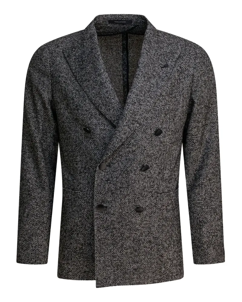 Tagliatore Doppelreihige Jacke - Schwarz Schwarz
