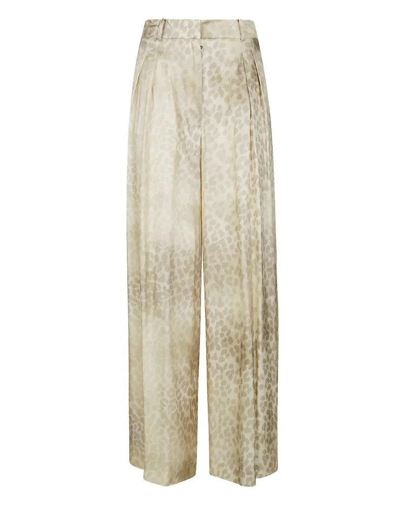 NUDE Hose mit Animal-Print Nude