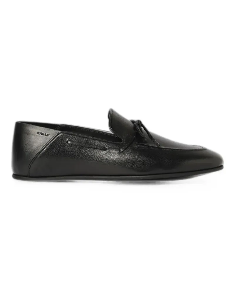 Bally bow-detail leather loafers - Schwarz Schwarz