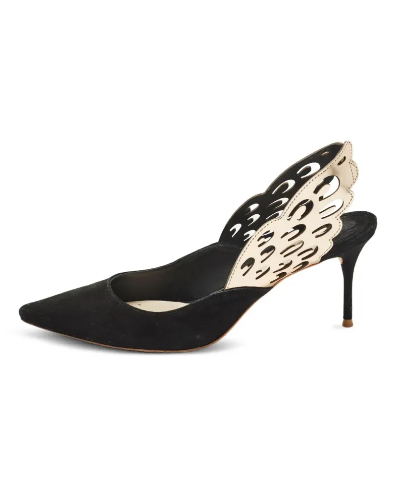 Sophia Webster Angelo wing slingback pumps - Schwarz Schwarz