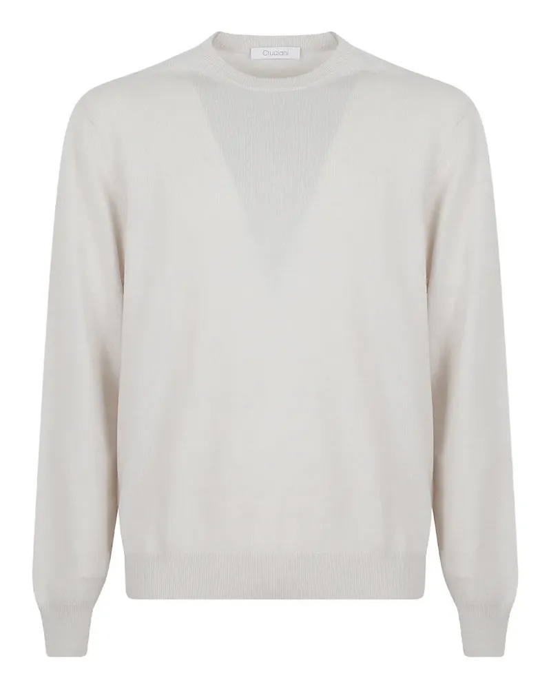 Cruciani crew-neck knitted sweater - Nude Nude