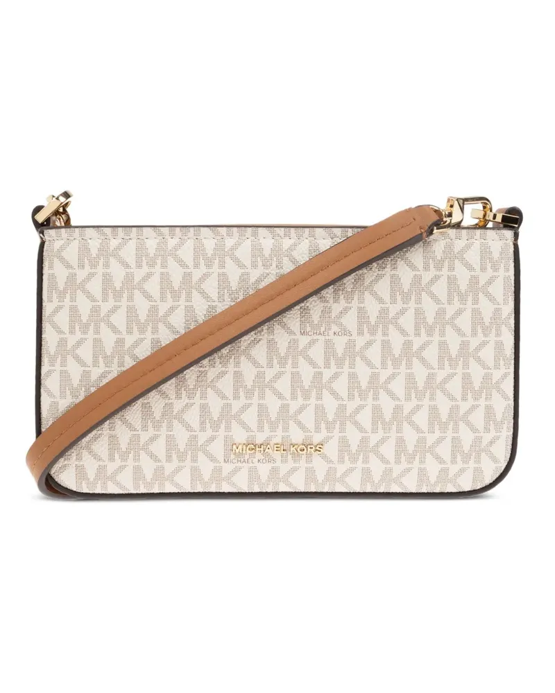 Michael Kors Umhängetasche mit Monogramm-Print - Nude Nude
