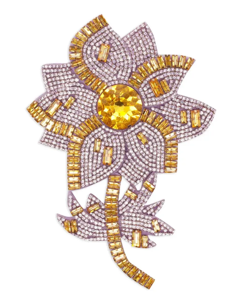 Essentiel Blumenbrosche - Violett Violett