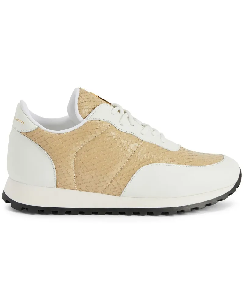 Giuseppe Zanotti Jimi Running Sneakers - Nude Nude