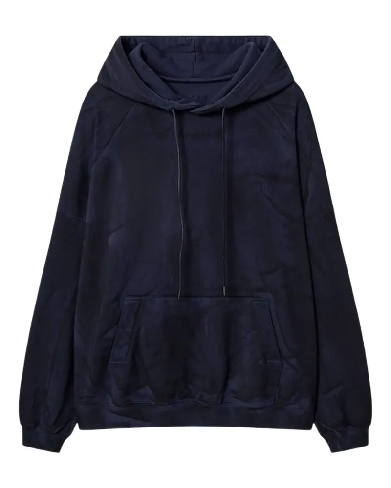 JUUN.J hooded pocket-detail hoodie - Blau Blau