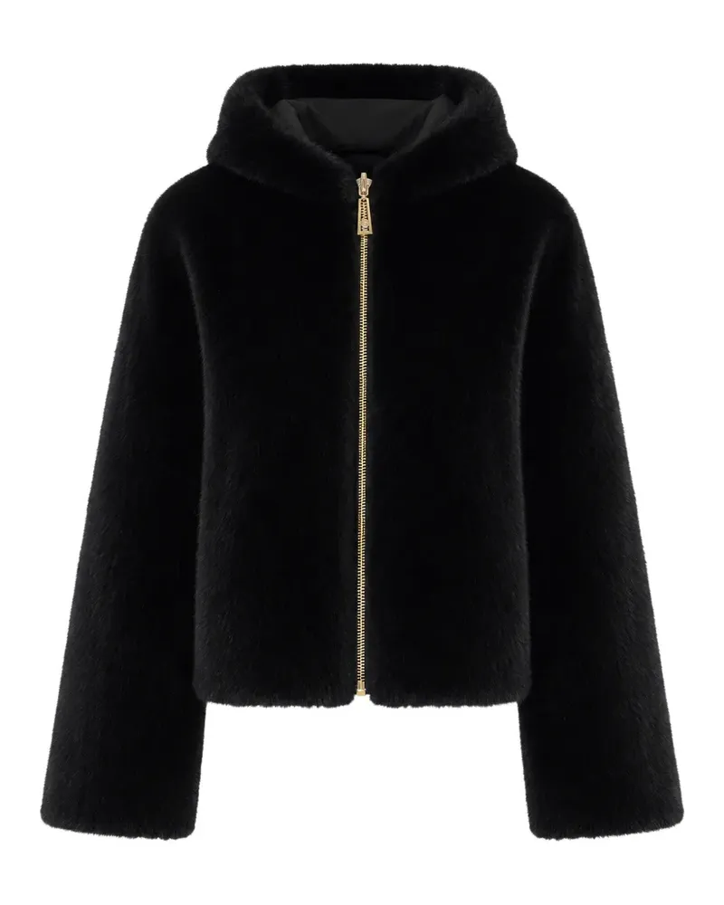 Liu Jo Wendbare Jacke mit Teddy - Schwarz Schwarz