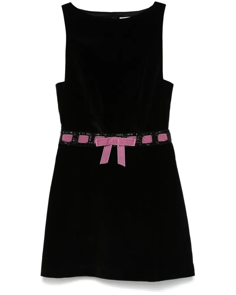 Vivetta Minikleid mit Gürtel - Schwarz Schwarz