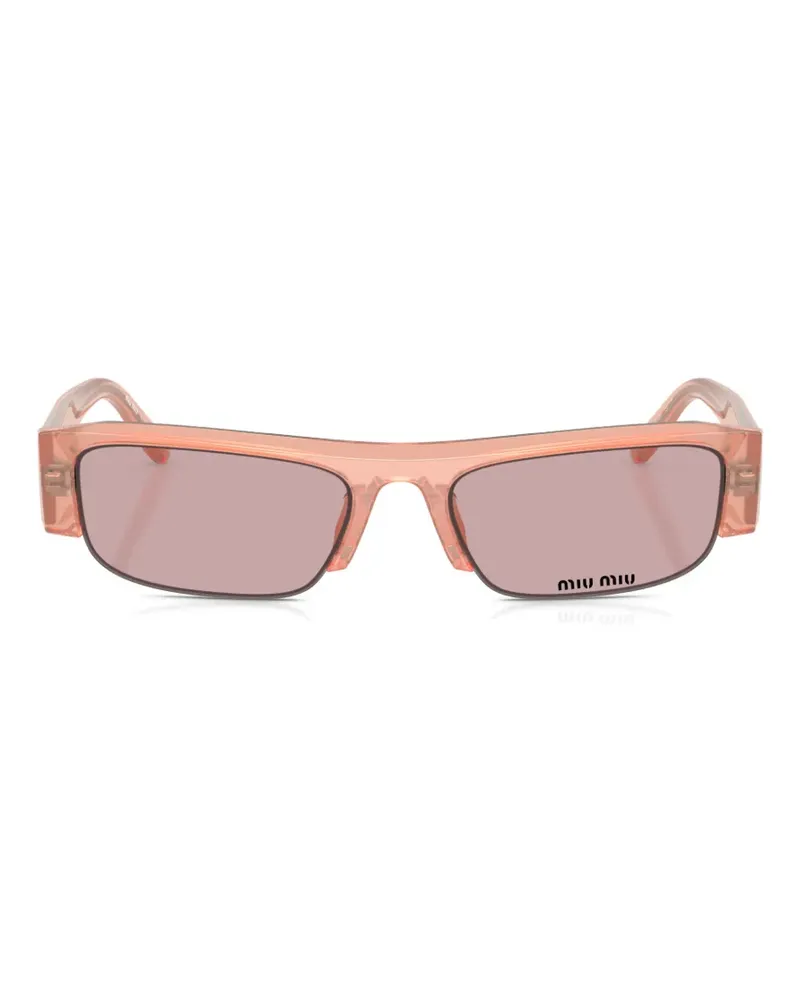 Miu Miu rectangle-frame sunglasses - Rosa Rosa