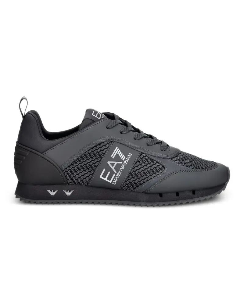 EA7 Sneakers mit Logo-Print - Grau Grau