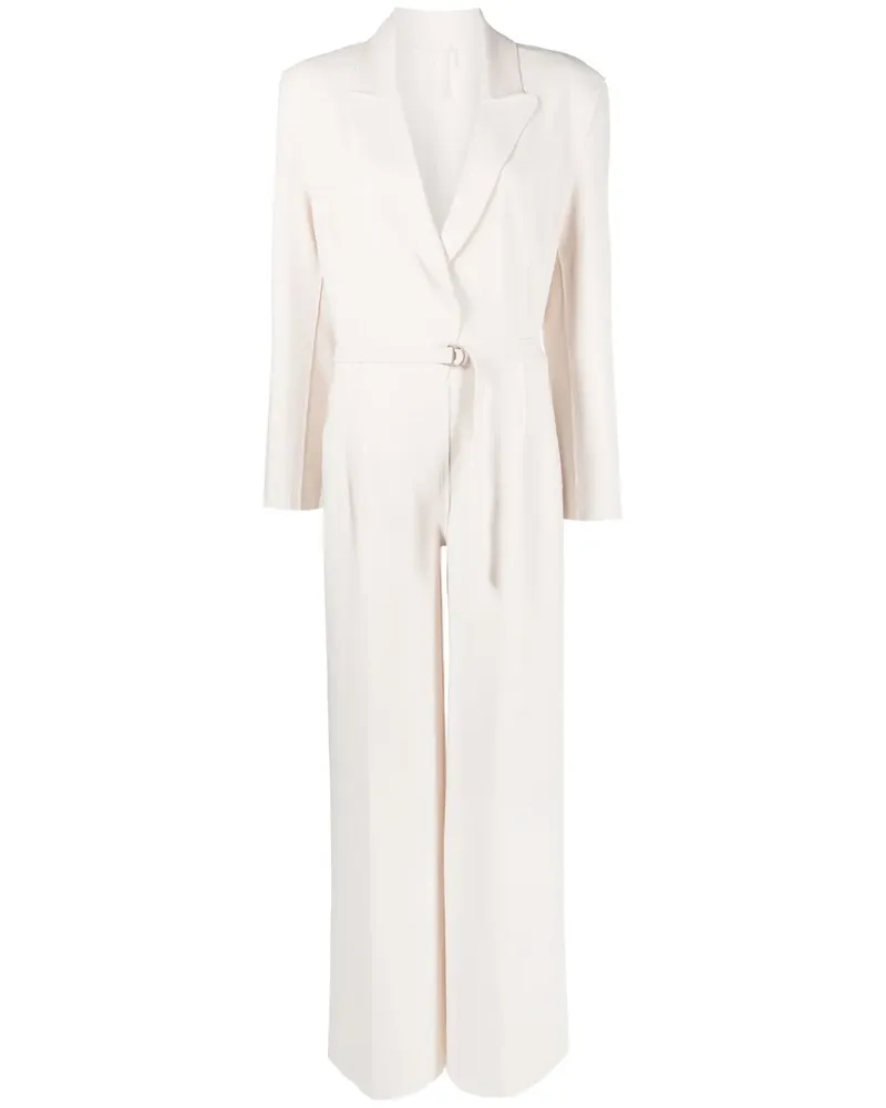 Norma Kamali Jumpsuit mit V-Ausschnitt - Nude Nude