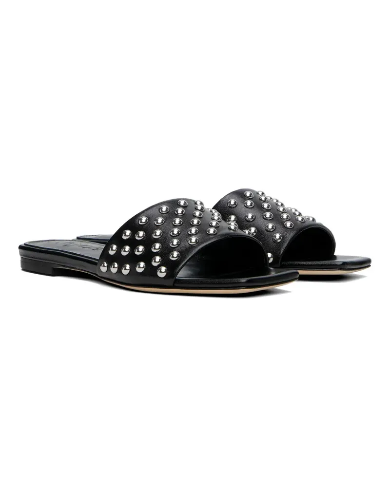 aeyde Anna studded sandals - Schwarz Schwarz